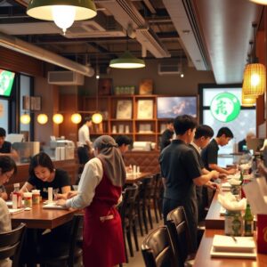 事例: 天神の飲食店で応募2倍